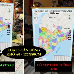 Bản Đồ Cà Mau (Bạc Liêu và Cà Mau) cập nhật 2026 có cả tên xã phường mới và cũ chi tiết