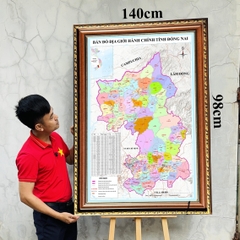 Bản Đồ Đồng Nai (Bình Phước và Đồng Nai) cập nhật 2026 có cả tên xã phường mới và cũ chi tiết