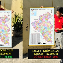 Bản Đồ Tuyên Quang cập nhật 2026 có cả tên xã phường mới và cũ chi tiết
