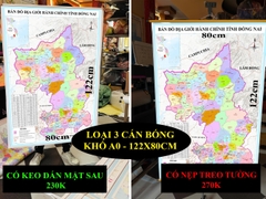 Bản Đồ Đồng Nai (Bình Phước và Đồng Nai) cập nhật 2026 có cả tên xã phường mới và cũ chi tiết