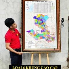 Bản Đồ Tây Ninh (Tây Ninh và Long An) cập nhật 2026 có cả tên xã phường mới và cũ chi tiết
