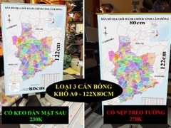 Bản Đồ Lâm Đồng (Đắk Nông, Bình Thuận và Lâm Đồng) cập nhật 2026