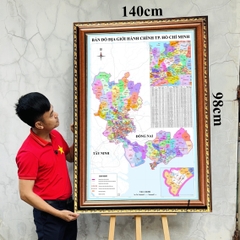 Bản Đồ TP Hồ Chí Minh (Bà Rịa - Vũng Tàu, Bình Dương và TP HCM) cập nhật 2026