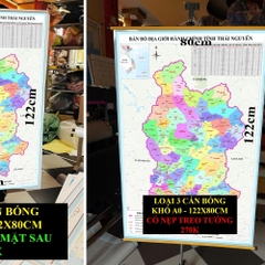 Bản Đồ Thái Nguyên (Thái Nguyên và Bắc Cạn) cập nhật 2026