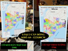Bản Đồ Cà Mau (Bạc Liêu và Cà Mau) cập nhật 2026 có cả tên xã phường mới và cũ chi tiết
