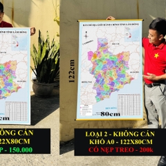 Bản Đồ Lâm Đồng (Đắk Nông, Bình Thuận và Lâm Đồng) cập nhật 2026