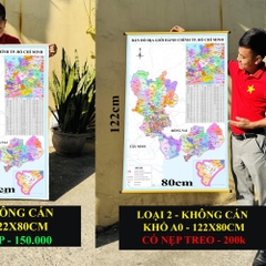 Bản Đồ TP Hồ Chí Minh (Bà Rịa - Vũng Tàu, Bình Dương và TP HCM) cập nhật 2026