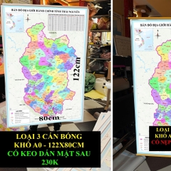 Bản Đồ Thái Nguyên (Thái Nguyên và Bắc Cạn) cập nhật 2026
