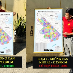 Bản Đồ TP Cần Thơ (Sóc Trăng, Hậu Giang và TP Cần Thơ) cập nhật 2026 có cả tên xã phường mới và cũ chi tiết