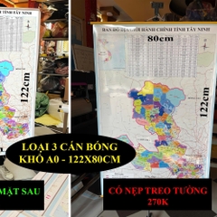 Bản Đồ Tây Ninh (Tây Ninh và Long An) cập nhật 2026 có cả tên xã phường mới và cũ chi tiết