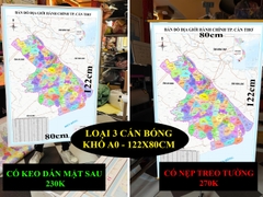Bản Đồ TP Cần Thơ (Sóc Trăng, Hậu Giang và TP Cần Thơ) cập nhật 2026 có cả tên xã phường mới và cũ chi tiết