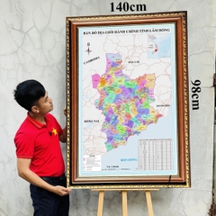 Bản Đồ Lâm Đồng (Đắk Nông, Bình Thuận và Lâm Đồng) cập nhật 2026