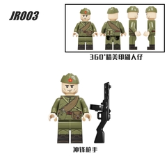 Đồ Chơi Lắp Ráp Mô Hình Nhân Vật Chiến Binh Quân Đội JR001 - JR004
