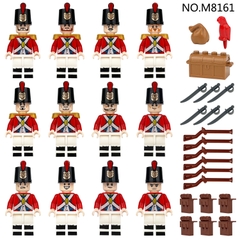 (Set 12 Con) Đồ Chơi Lắp Ráp Minifigure Hải Quân Full Phụ Kiện