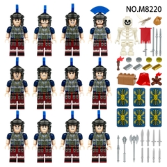Đồ chơi Lắp Ráp Mô Hình Nhân Vật Quân Đội Chủ Đề Hy Lạp, Rome, Thành Troy, Spartan,...