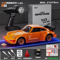 Đồ Chơi Xe RC Điều Khiển Từ Xa Kim Loại Tỉ Lệ 1:43 Mini Để Bàn Có Gyroscope