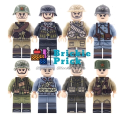 Đồ chơi lắp ráp Army - Minifigure Lính WW2 - Đồ Chơi Lắp Ráp - Brickie Prick