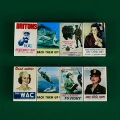 Đồ Chơi Lắp Ráp Mô Hình Phụ Kiện WW2 Áp Phích Chiến Tranh MOC CUSTOM