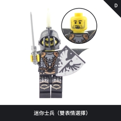 Đồ Chơi Lắp Ráp Trung Cổ Minifigure Rồng Đen