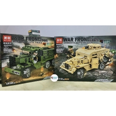 Non Lego Army xe chiến đấu quân sự - Lego lắp ráp xe chiến quân sự - BRICKIE PRICK