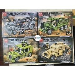 Non Lego Army xe chiến đấu quân sự - Lego lắp ráp xe chiến quân sự - BRICKIE PRICK
