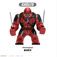 Đồ Chơi Lắp Ráp Mô Hình Nhân vật Siêu Anh Hùng G0172 Deadpool, wolverine, Venompool, Pandapool, Galactuspool