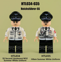 Đồ Chơi Lắp Ráp Nhân Vật Sĩ Quan Mùa Hè WW2 In UV Cao Cấp