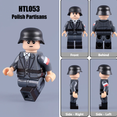 Đồ Chơi Lắp Ráp Mô Hình Nhân Vật Polish Partisan HTL053 - HTL055