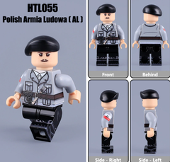 Đồ Chơi Lắp Ráp Mô Hình Nhân Vật Polish Partisan HTL053 - HTL055