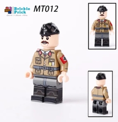 Đồ Chơi Lắp Ráp Mô Hình Nhân Vật Sĩ Quan Quân Đội Đức WW2 Cao Cấp In 4 Mặt