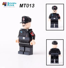 Đồ Chơi Lắp Ráp Mô Hình Nhân Vật Sĩ Quan Quân Đội Đức WW2 Cao Cấp In 4 Mặt