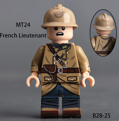 Đồ Chơi Lắp Ráp Minifigure Nhân Vật Lính Pháp WW2 Cao Cấp