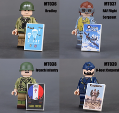 Đồ Chơi Lắp Ráp Mô Hình Quân Đội Minifigure Các Đặc Chủng Quân Sự WW2