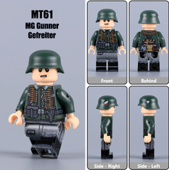 Đồ Chơi Lắp Ráp Mô Hình Các Nhân Vật Lực lượng Oberschutze Đức WW2