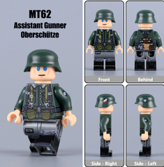 Đồ Chơi Lắp Ráp Mô Hình Các Nhân Vật Lực lượng Oberschutze Đức WW2