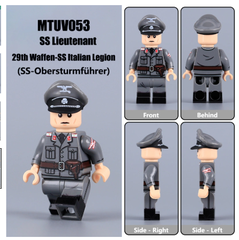 Đồ Chơi Lắp Ráp Mô Hình Các Nhân Vật Sĩ Quan Lực Lượng Ngoại Quốc (Đức) Waffen SS in UV Cao Cấp