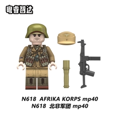 Đồ Chơi Lắp Ráp Mô Hình Nhân Vật Người Lính Các Nước Thế Chiến 2 WW2 Đức Anh Pháp Ý....