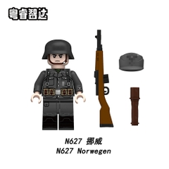 Đồ Chơi Lắp Ráp Mô Hình Nhân Vật Người Lính Các Nước Thế Chiến 2 WW2 Đức Anh Pháp Ý....