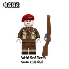 Đồ Chơi Lắp Ráp Mô Hình Nhân Vật Người Lính Các Nước Thế Chiến 2 WW2 Đức Anh Pháp Ý....