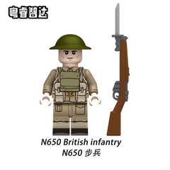 Đồ Chơi Lắp Ráp Mô Hình Nhân Vật Người Lính Các Nước Thế Chiến 2 WW2 Đức Anh Pháp Ý....