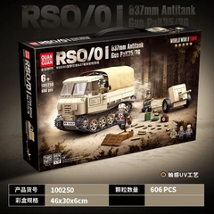 Đồ Chơi Lắp Ráp Mô Hình Xe Kéo Pháo RSO/01 - 606 Mảnh Ghép