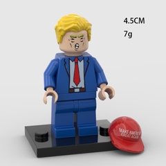 Đồ Chơi Lắp Ráp Mô Hình Minifigure Tổng Thống Trump Make America Great Again