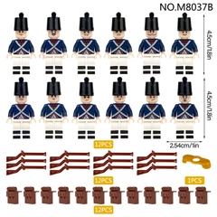 (Set 12 Con) Đồ Chơi Lắp Ráp Minifigure Hải Quân Full Phụ Kiện
