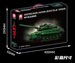Đồ Chơi Lắp Ráp Mô Hình Xe Tăng Merkava - 1023 mảnh ghép