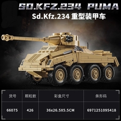 Đồ Chơi Lắp Ráp Xe Bọc Thép Sd.Kfz.234 Puma (Mã 66075)