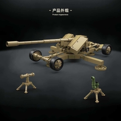 Đồ Chơi Lắp Ráp Mô Hình Pháo Chống Tăng Krupp 12.8cm PAK 44 100329