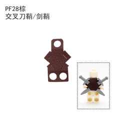 Set 5 phụ kiện mô hình túi đeo cho nhân vật chủ đề lắp ráp trung cổ, hiệp sĩ