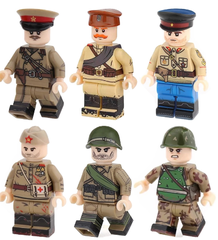 Đồ Chơi Lắp Ráp Army Minifigure Quân Đội Sĩ Quan Liên Xô
