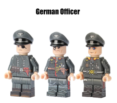 Đồ Chơi Lắp Ráp Nhân Vật Mô Hình Sĩ Quan Tướng Rommel/ Walter In UV - TX127 TX128