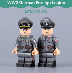 Đồ Chơi Lắp Ráp Mô Hình Các Nhân Vật Sĩ Quan Lực Lượng Ngoại Quốc (Đức) Waffen SS in UV Cao Cấp